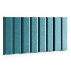  Panele tapicerowanec 80x20 cm na ścianę magic velvet morski - Miniaturka zdjęcia nr 3