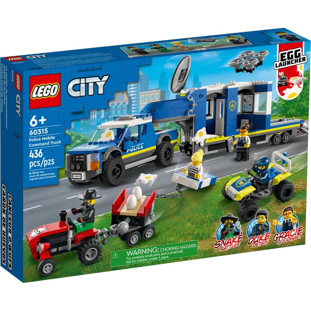 Zestaw klocków lego city duży mobilne centrum dowodzenia policji 60315 dla dziecka nr. 1