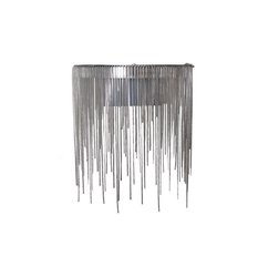 Kinkiet SILVER 27x26 cm avenue do salonu pokoju dziennego  łańcuszki srebrne - Miniaturka zdjęcia nr 9