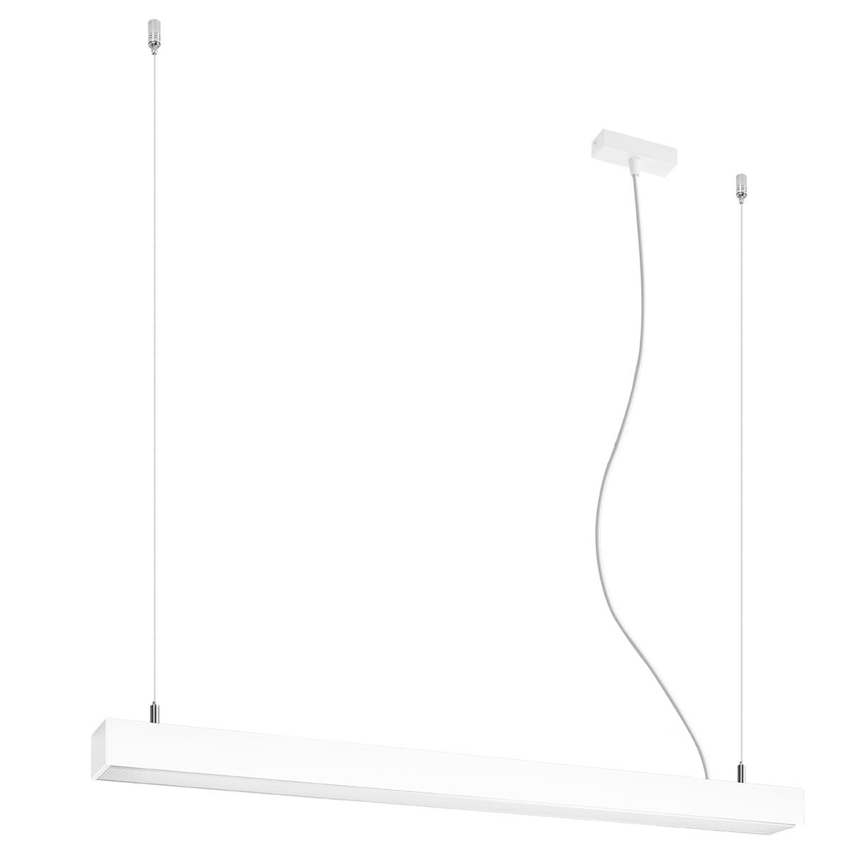 Lampa wisząca PINNE 90 biała 3000K 150x6x90cm nowoczesna LED do salonu nr. 1