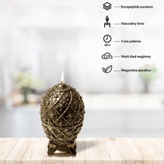 Świeca Faberge Egg Brass - Miniaturka zdjęcia nr 2