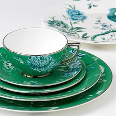 Talerz 28 cm Jasper Conran Chinoiserie Green Wedgwood zielony do jadalni - Miniaturka zdjęcia nr 2