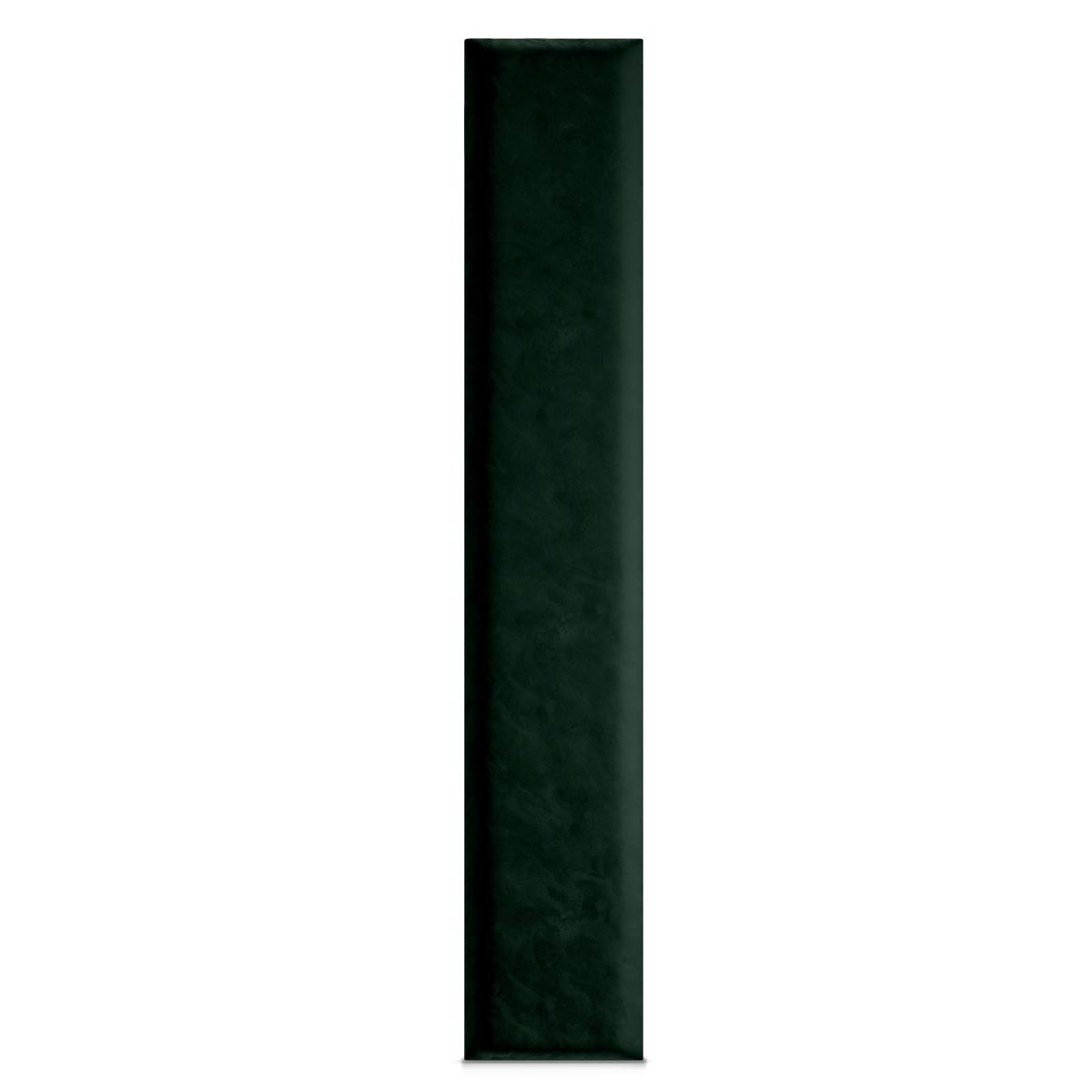 Panele tapicerowane 90x15 cm na ścianę wezgłowie butelkowa zieleń nr. 2