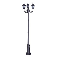 Lampa ogrodowa stojąca K-7007A2/3N VASCO 60x235x27 cm do ogrodu czarny - Miniaturka zdjęcia nr 1