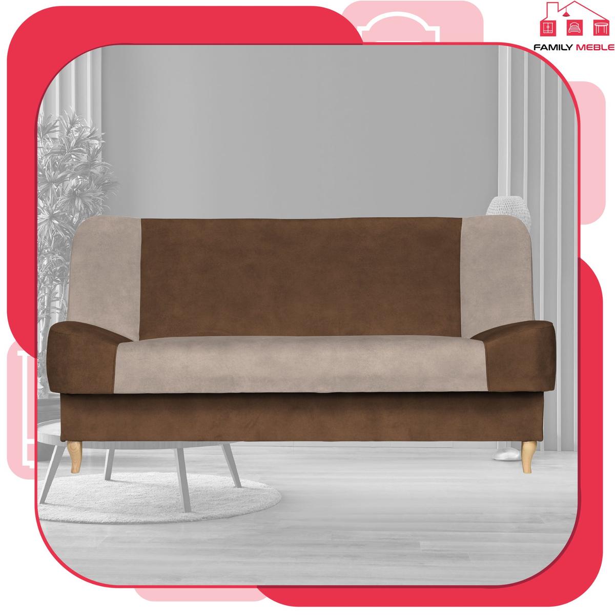 Kanapa sofa Sara Duo rozkładana wersalka spania bonell łóżko Family meble nr. 2