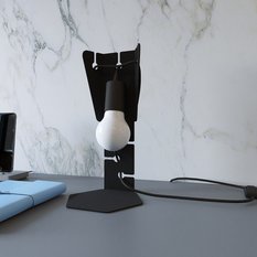 Lampa biurkowa ARBY 31x15x15 cm nowoczesna lampka na biurko składana E27 czarna do pokoju biura - Miniaturka zdjęcia nr 8