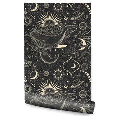 Tapeta Ścienna Wieloryby SŁOŃCE Abstrakcja Boho  - Miniaturka zdjęcia nr 1