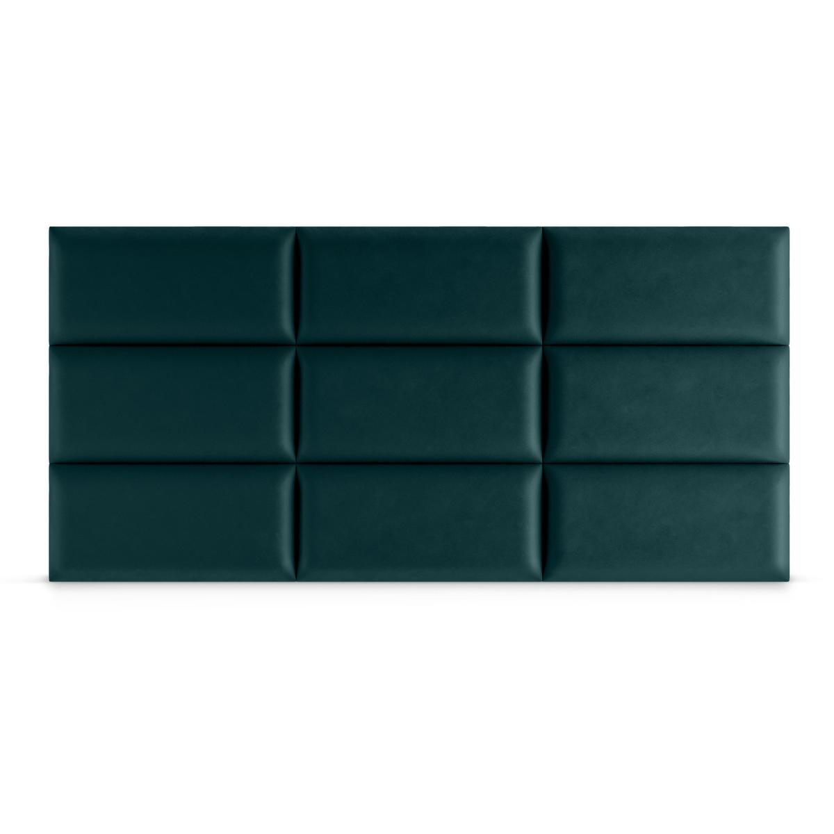 Panele tapicerowane 50x30 na ścianę wezgłowie turkusowy nr. 4