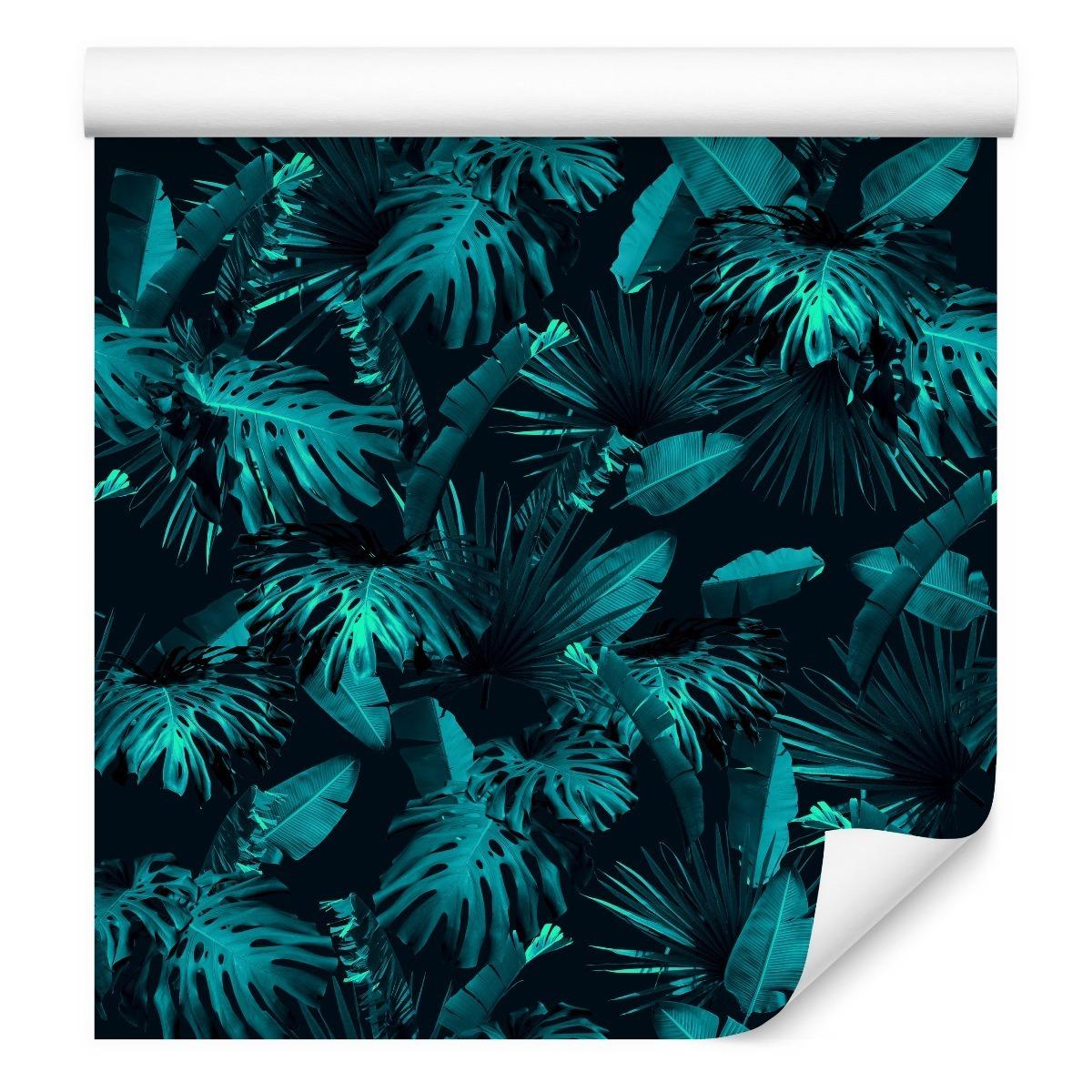 Tapeta, Liście Bananowca, Dżungla, Dekoracja w stylu 3D