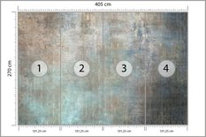Fototapeta Do Salonu ABSTRAKCYJNY Wzór Mural Beton Glamour - Miniaturka zdjęcia nr 2
