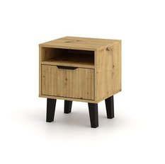Szafka nocna Scandi 48x40x39 cm do sypialni slim dąb artisan  - Miniaturka zdjęcia nr 5