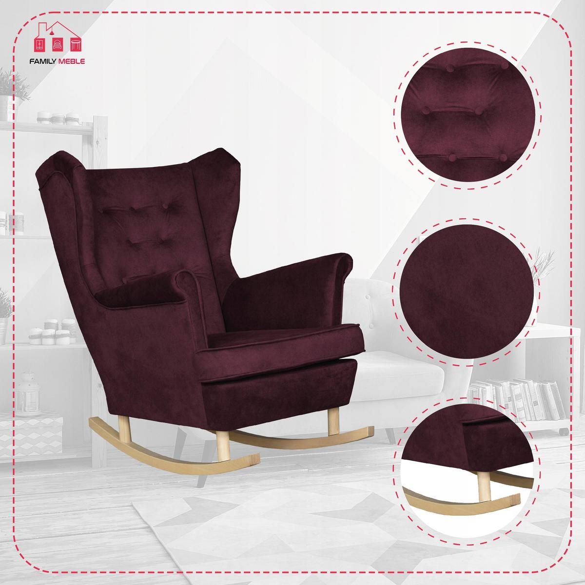 Fotel uszak bujany skandynawski Diana Family Meble nr. 6