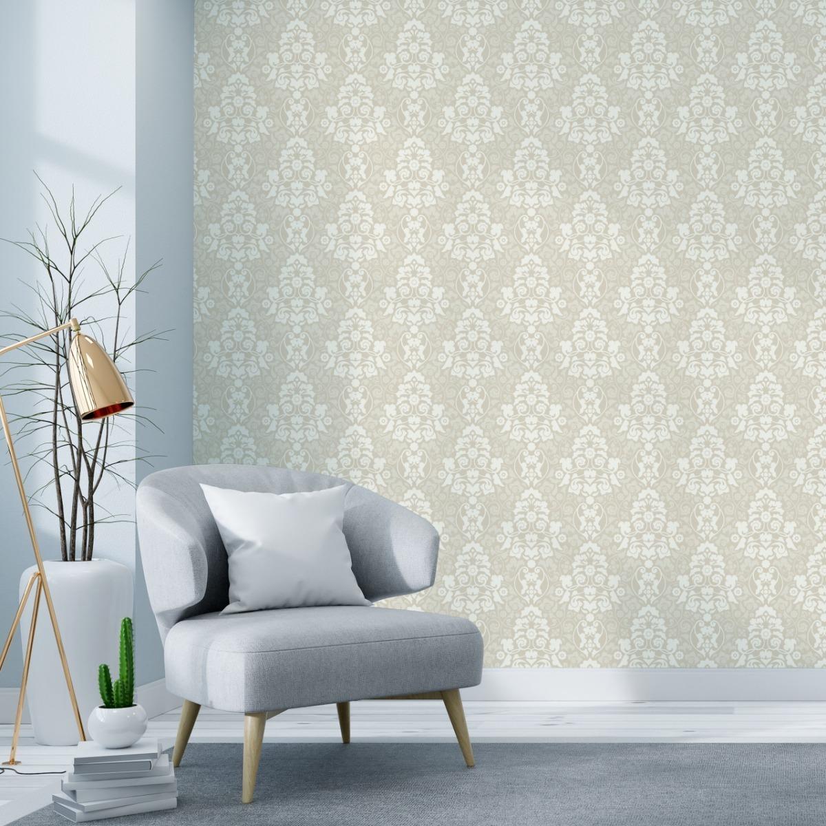 Tapeta Do Sypialni Beżowe ORNAMENTY Modne Wzory  nr. 7