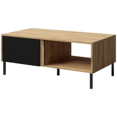 Stolik kawowy Mia 110 cm do biura pokoju gabinetu dąb - Miniaturka zdjęcia nr 1