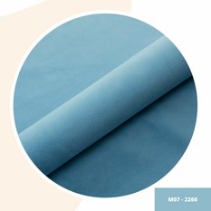 Panele tapicerowane 20x60 cm na ścianę płotek błękitny magic velvet - Miniaturka zdjęcia nr 6