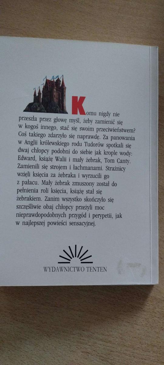 Książka  Królewicz i Żebrak  - Mark Twain  nr. 7