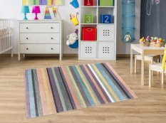 Dywan dziecięcy Multi Stripes 120x180 cm do pokoju dziecięcego kolorowe paski