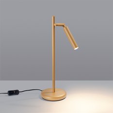 Lampa biurkowa Pastelo 43x20x14cm do sypialni salonu złota - Miniaturka zdjęcia nr 3