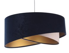 Lampa 50x23x93 cm wisząca asymetryczna granatowo-różowo złota do salonu sypialni biura  - Miniaturka zdjęcia nr 2