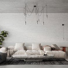 Żyrandol NESO 7 190x100x100cm nowoczesna lampa wisząca E27 do salonu - Miniaturka zdjęcia nr 10