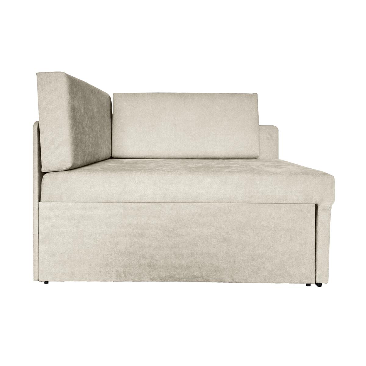 Narożnik Viluś 108x81x78 cm sofa jednoosobowa do pokoju salonu z funkcją spania i przechowywania dla dzieci beżowy nr. 6