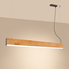 Lampa wisząca LYKKE 120 LED 3000K 150x3.5x120cm nowoczesna LED do salonu - Miniaturka zdjęcia nr 3