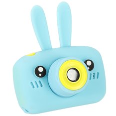 Aparat fotograficzny cyfrowy video gry 2.0" HD + etui zabawka dla dzieci niebieski 8x5x4 cm - Miniaturka zdjęcia nr 10