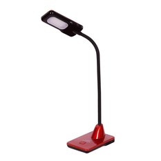 Lampka biurkowa K-BL1205 TYMEK 26x42x12 cm do salonu lub pokoju czerwony - Miniaturka zdjęcia nr 3