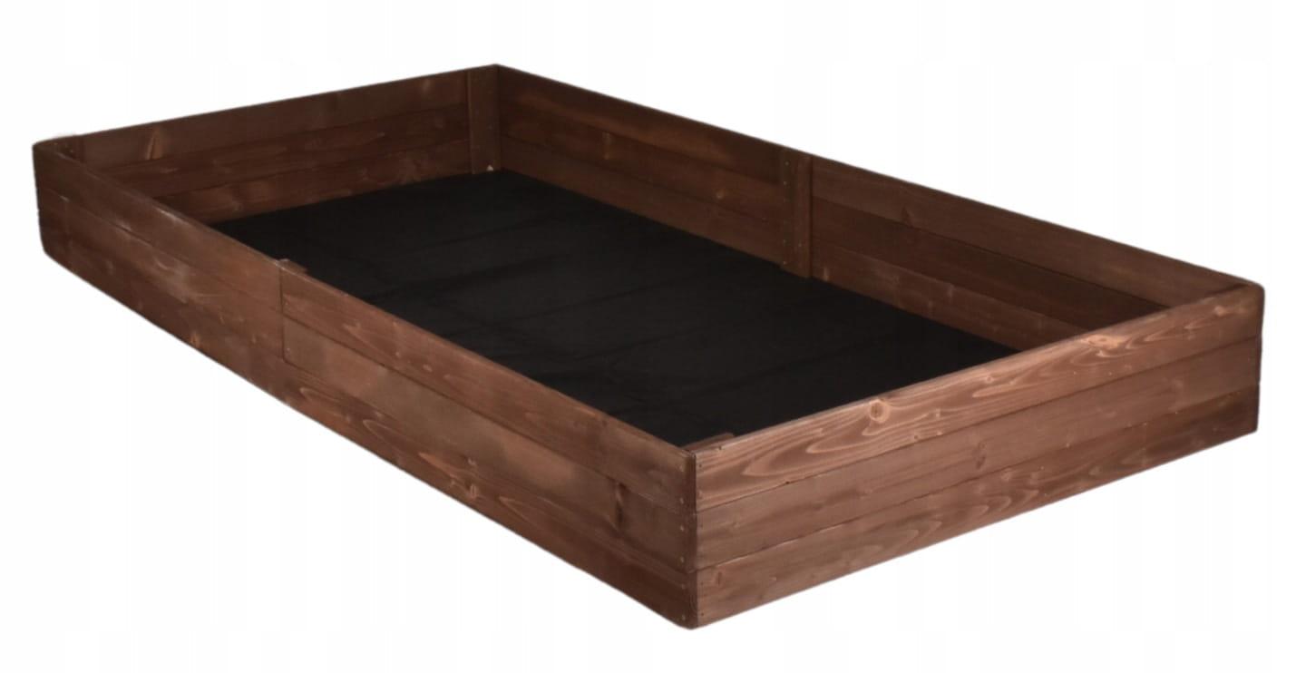 Warzywniak 30x120x240 cm drewniany zielnik inspekt skrzynia impregnowany nr. 9