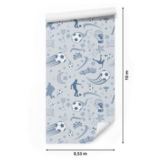 Tapeta Dekoracja do Pokoju Dziecka Piłka Sport 3D Nowoczesna - Miniaturka zdjęcia nr 2