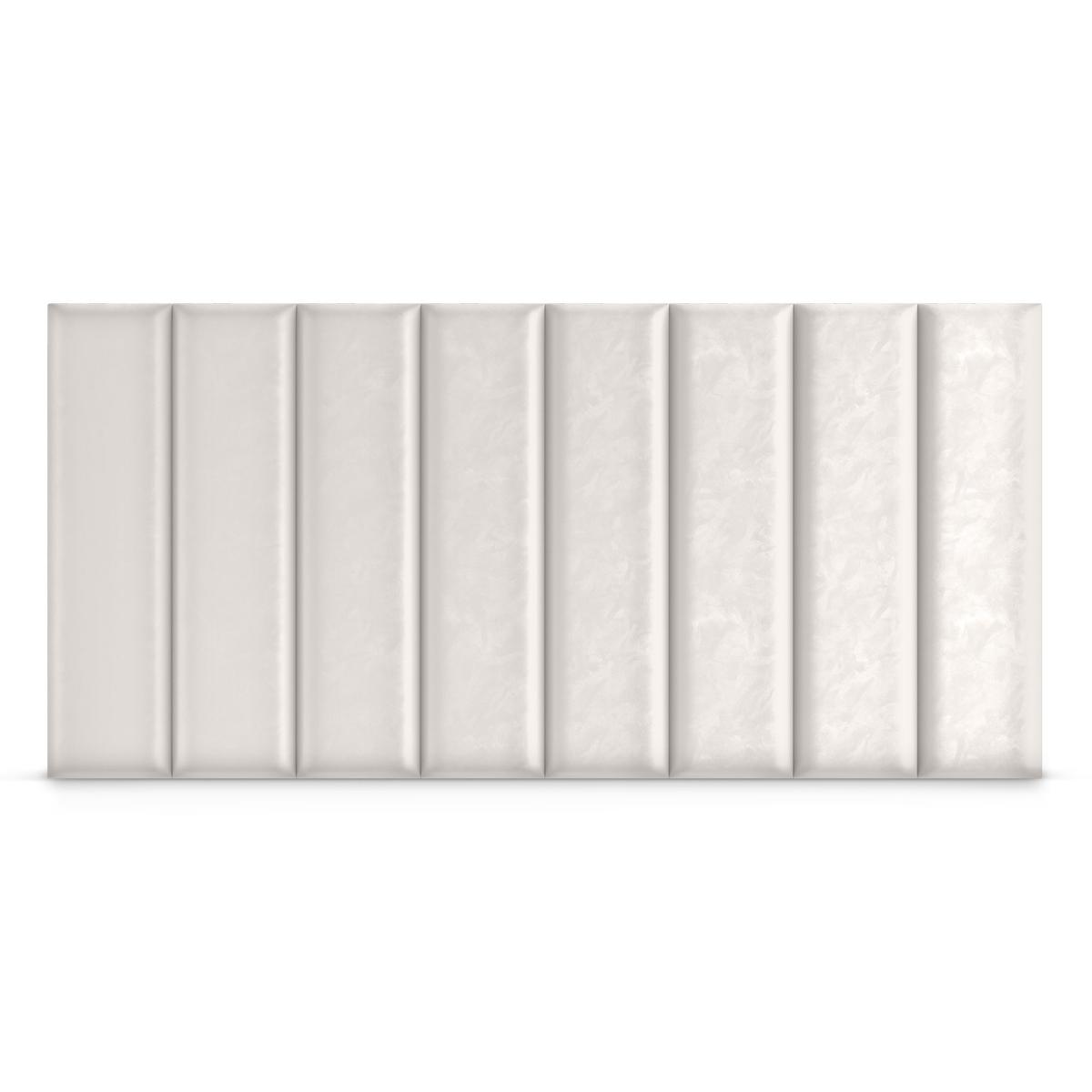 Panele tapicerowane 70x15 cm na ścianę prostokąt kremowy nr. 4