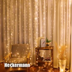 Girlanda LED Heckermann YS-0003 3x3m 300LED Warm - Miniaturka zdjęcia nr 10