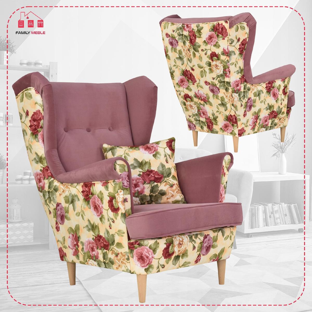 Fotel uszak Ari Print Duo Family Meble nr. 2