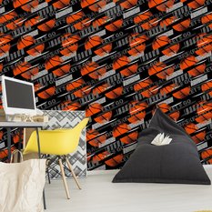 Tapeta Ścienna Koszykówka Sport ABSTRAKCJA Napisy  - Miniaturka zdjęcia nr 6
