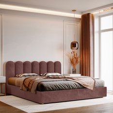 Panele tapicerowane 30x100 cm na ścianę płotek brudny róż - Miniaturka zdjęcia nr 5