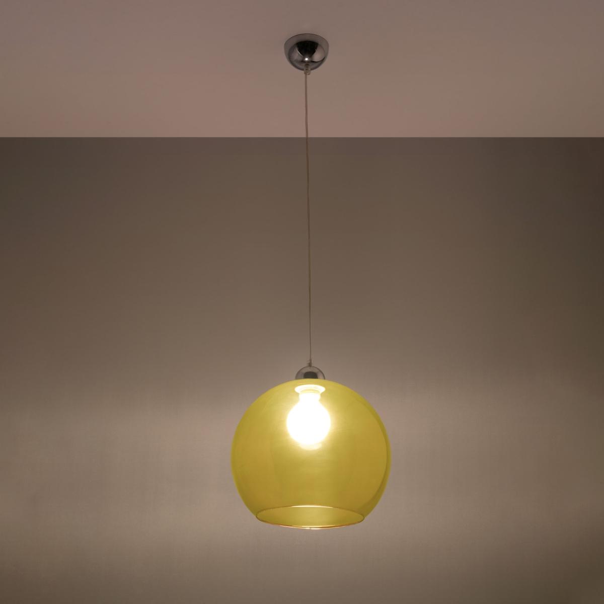 Lampa wisząca BALL żółta 120x30x30cm nowoczesna E27 do salonu nr. 3