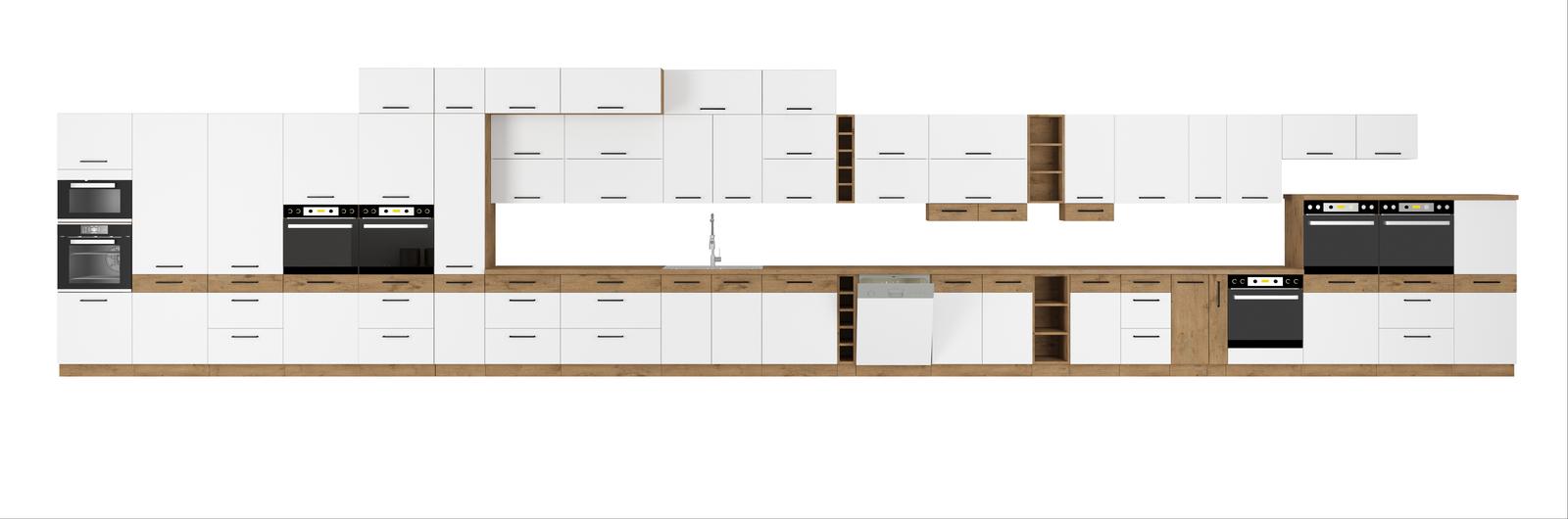 Szafka kuchenna 15x52x82 cm cargo kuchenne dąb lancelot do kuchni nr. 4