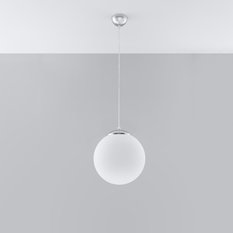 Lampa wisząca UGO 30 chrom 120x30x30cm nowoczesna E27 do salonu - Miniaturka zdjęcia nr 2