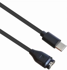 Kabel ładowarka USB-C do Garmin Fenix 5 5X 6X Venu 2 3 2S 3S Forerunner 165 czarny - Miniaturka zdjęcia nr 5