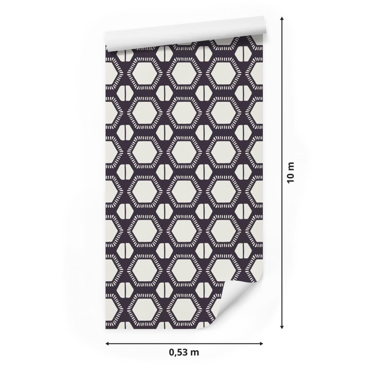 Tapeta GEOMETRYCZNA W Rolce Nowoczesna Abstrakcja 53x1000  nr. 2