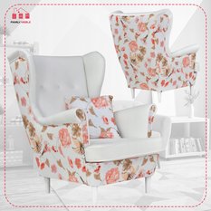 Fotel uszak Ari Print Duo Family Meble - Miniaturka zdjęcia nr 2