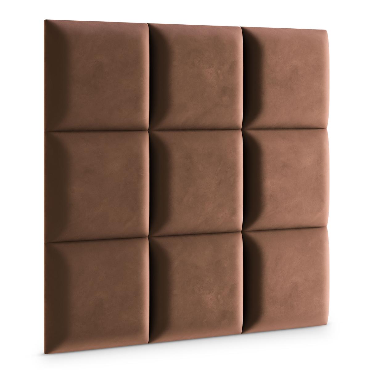 Panele tapicerowane 30x30 na ścianę magic velvet brązowy nr. 3