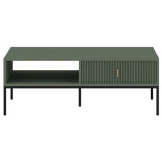 Stolik kawowy Maggiore 104,2 cm smoke green zielony czarny złoty - Miniaturka zdjęcia nr 2