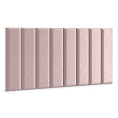 Panele tapicerowane  80x20 cm na ścianę prostokąt różowy - Miniaturka zdjęcia nr 3