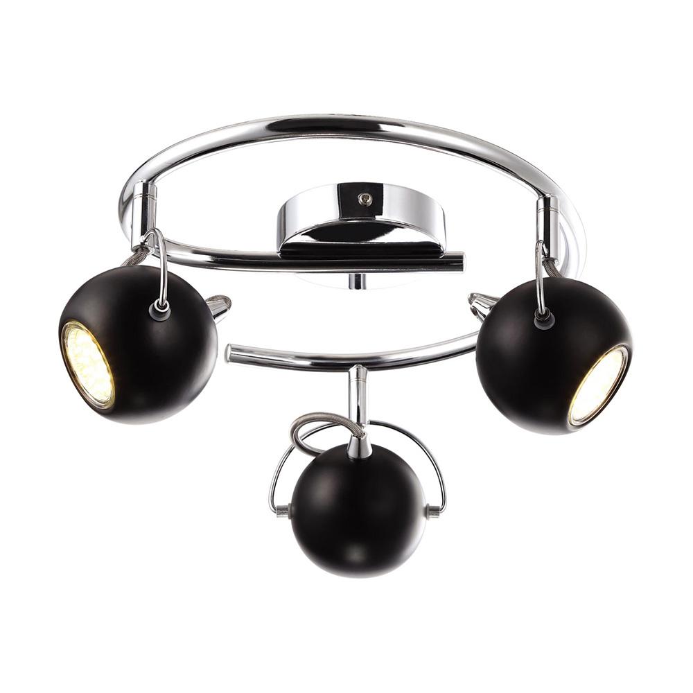 Lampa sufitowa K-8002/3G BK SALVA BLACK 36x17x36 cm do salonu lub pokoju czarny nr. 1