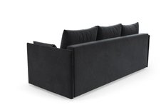 Kanapa Nessa 88x199x93 cm do salonu rozkładana kronos czarna - Miniaturka zdjęcia nr 4