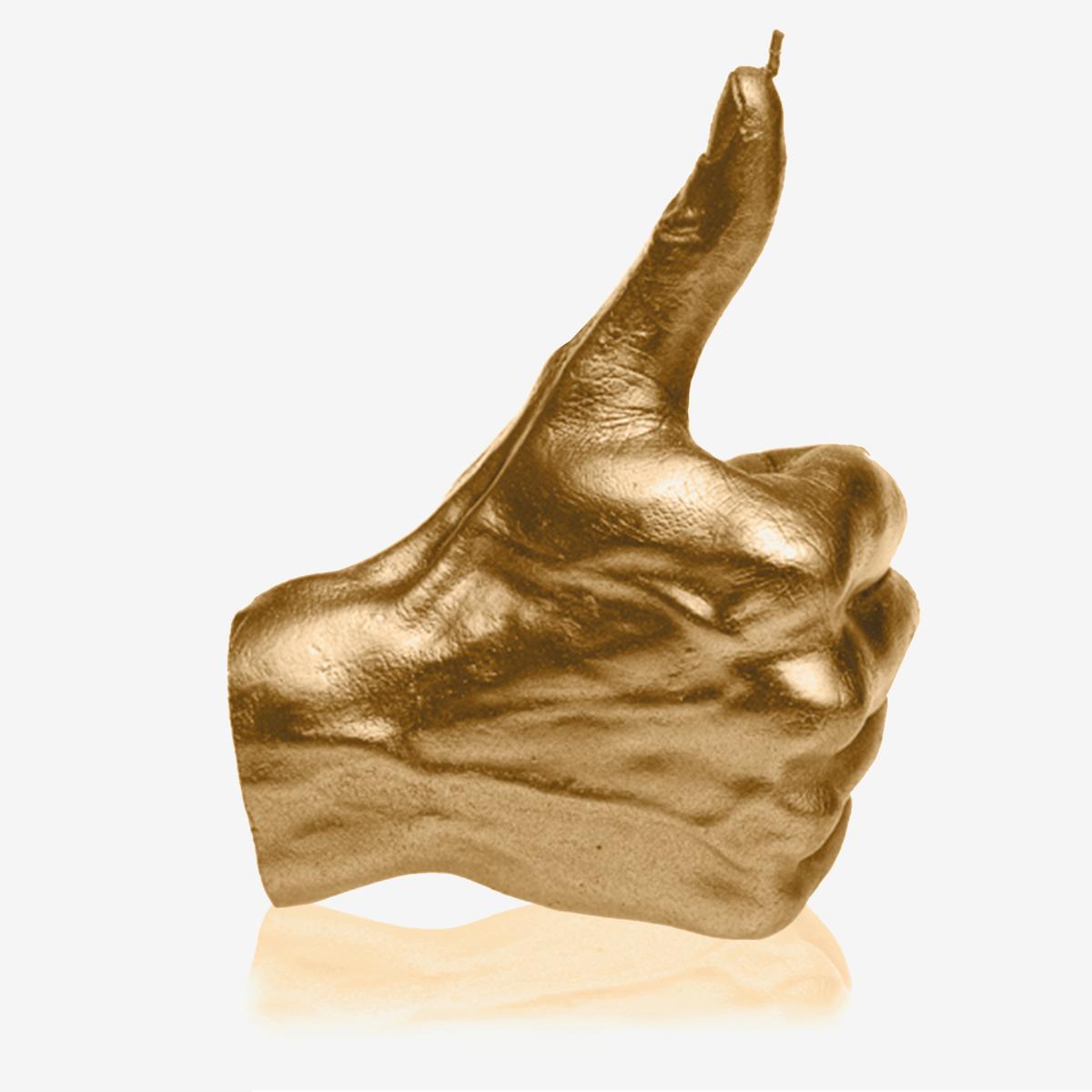 Świeca Hand OK Classic Gold