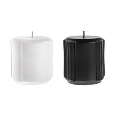 Świeca Rolls set of 2 White + Black Metallic - Miniaturka zdjęcia nr 5