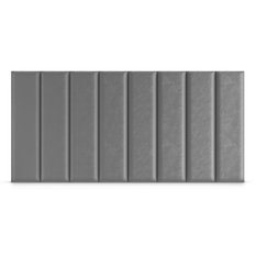 Panele tapicerowane 60x15 cm na ścianę prostokąt szary - Miniaturka zdjęcia nr 4