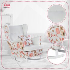 Fotel uszak bujany Ari Print Duo Family Meble - Miniaturka zdjęcia nr 4